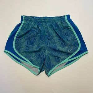 Nike 3” DRI-FIT Running Shorts XS Greens/Blue